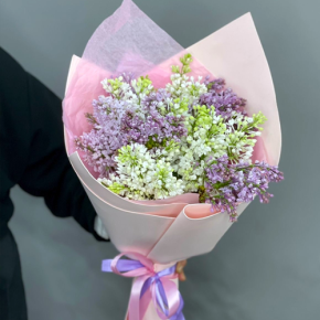 Букет из 11 веток сирени микс в Видном