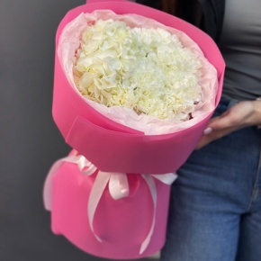 Букет "Гламур" из гортензии и диантусов в Видном