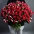 Букет из 51 кустовой рубиновой розы (50 см) в Видном Букет из 51 кустовой рубиновой розы (50 см) в Видном