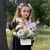 Композиция с георгинами на 1 сентября в белом ящике в Видном Композиция с георгинами на 1 сентября в белом ящике в Видном