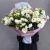Букет "Изысканность" из 31 белой эустомы в Видном Букет "Изысканность" из 31 белой эустомы в Видном