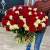 Букет 151 роза красный и белый микс (60 см) в Видном Букет 151 роза красный и белый микс (60 см) в Видном