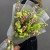 Букет "Стильная штучка" из молюцеллы, дельфиниума, орнитогалума и эустом в Видном Букет "Стильная штучка" из молюцеллы, дельфиниума, орнитогалума и эустом в Видном