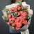 Букет "Фортуна" из коралловых роз и оксипеталума в Видном Букет "Фортуна" из коралловых роз и оксипеталума в Видном
