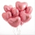 Сердце розовое фольгированный шар с гелием (45 см) в Видном