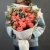 Букет "Фортуна" из коралловых роз и оксипеталума в Видном Букет "Фортуна" из коралловых роз и оксипеталума в Видном