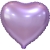 Сердце сиреневое фольгированный шар с гелием (45 см) в Видном Сердце сиреневое фольгированный шар с гелием (45 см) в Видном