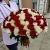 Букет из 101 красной и белой розы (50 см) в Видном Букет из 101 красной и белой розы (50 см) в Видном
